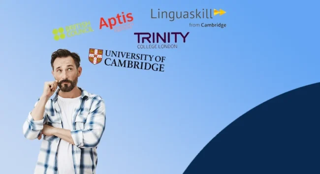 ¿Qué examen conviene más? Descubre las diferencias entre los exámenes de Aptis, Cambridge, Linguaskill, Trinity.